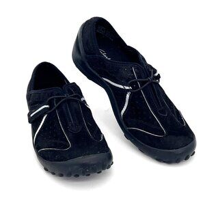 Clarks Privo Leather Athletic Sneakers Womens 7.5 Comfort Walking Shoes Slip On